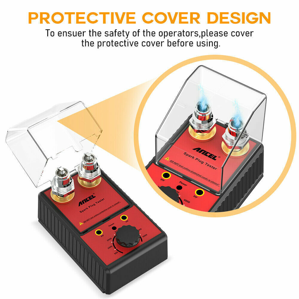 ANCEL SPT101 Ignition Analyzer Car Spark Plug Tester Dual Hole Diagnostic Tool