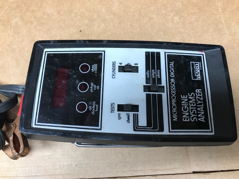 Montgomery Ward 61-82072 Microprocessor Digital Engine Systems Analyzer