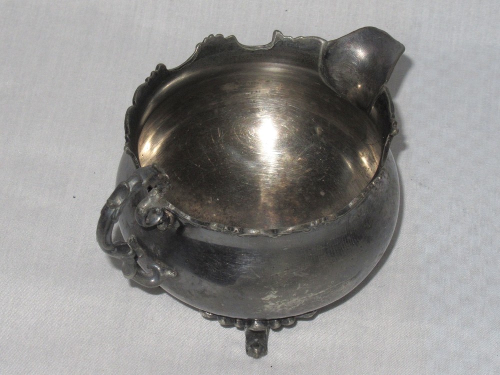 Vintage Creamer Pitcher. Silverplate. #026