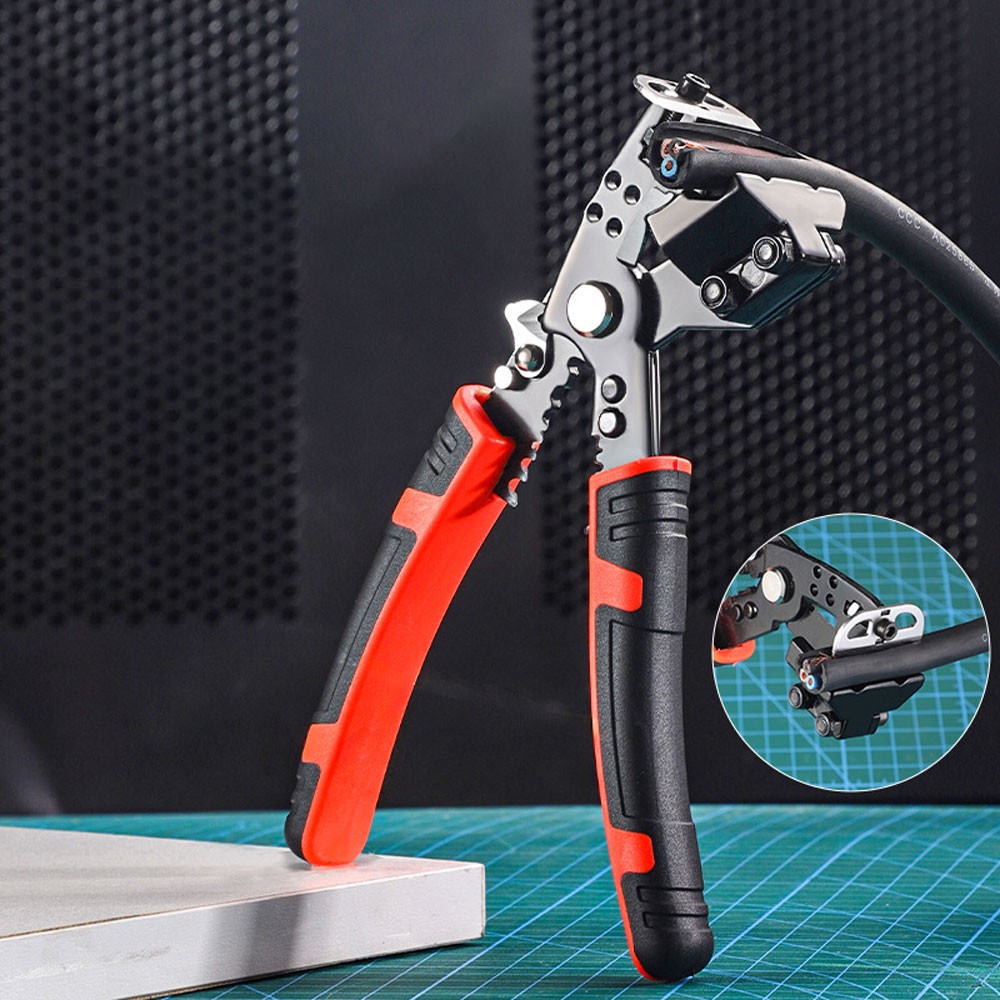 Multifunctional Quickstrip Magnify Wire Stripper Tool TL