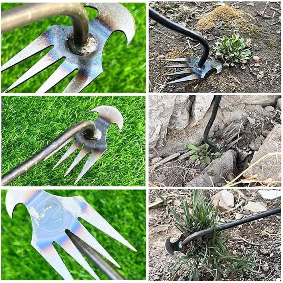 Garden Weeding Tools Artifact Uprooting Weeding, Stainless Dual Purpose Weeder..
