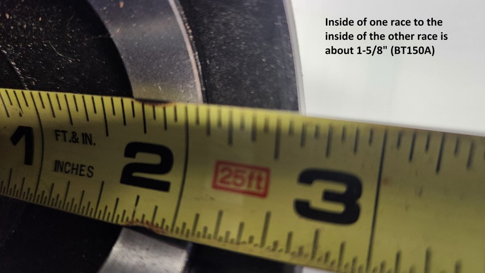 Reliable BT150A SHORT Trailer Axle Idler Hub W/Bearings Boat 5 lug Axel