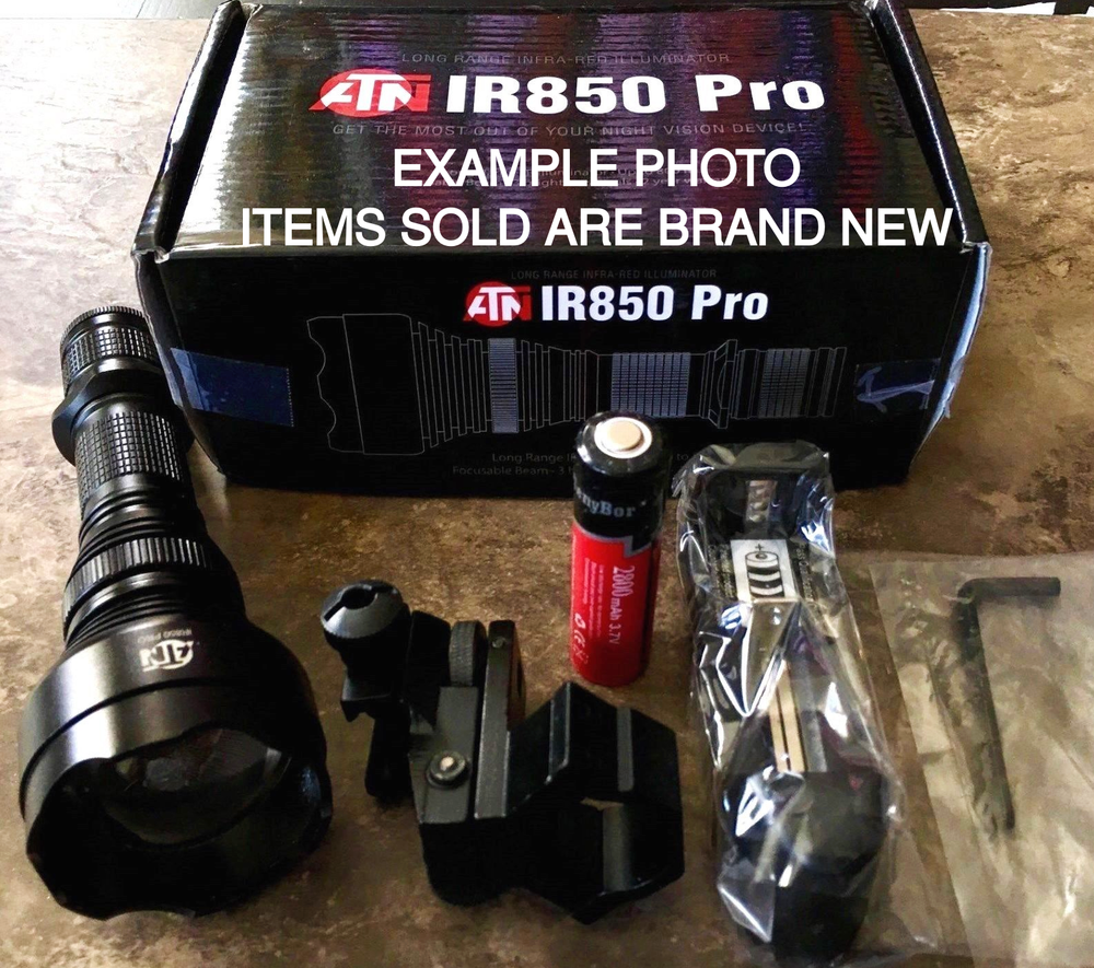 ATN IR850 Pro Long Range 850 mW Infrared Illuminator Includes Complete 6 PC KIT