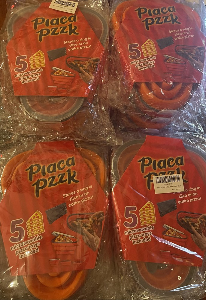 Pizza Pack Reusable BPA-Free Silicone Storage Container (2-pack)