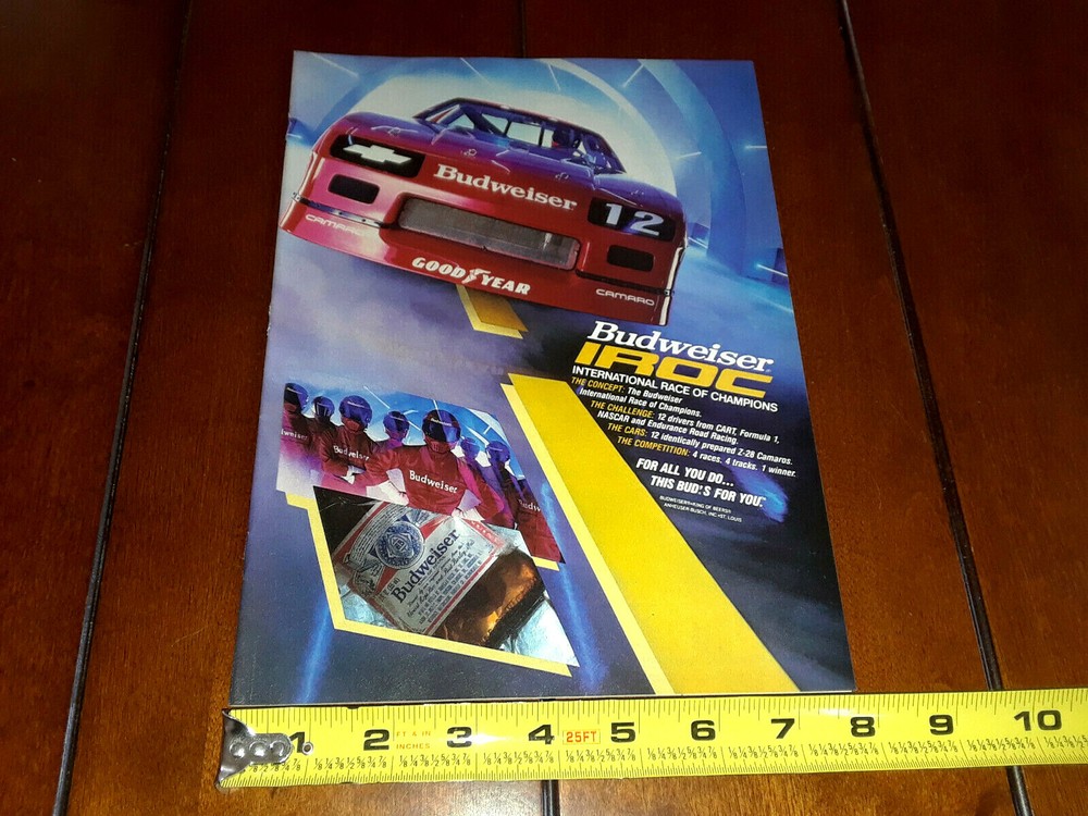 1985 CAMARO IROC  ORIGINAL AD