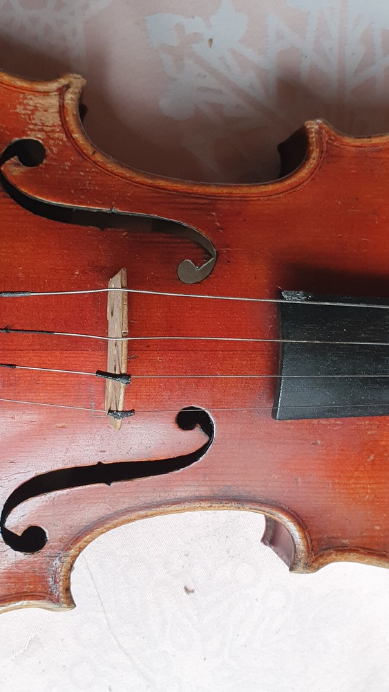 nicely flamed & old 3/4 Violin violon