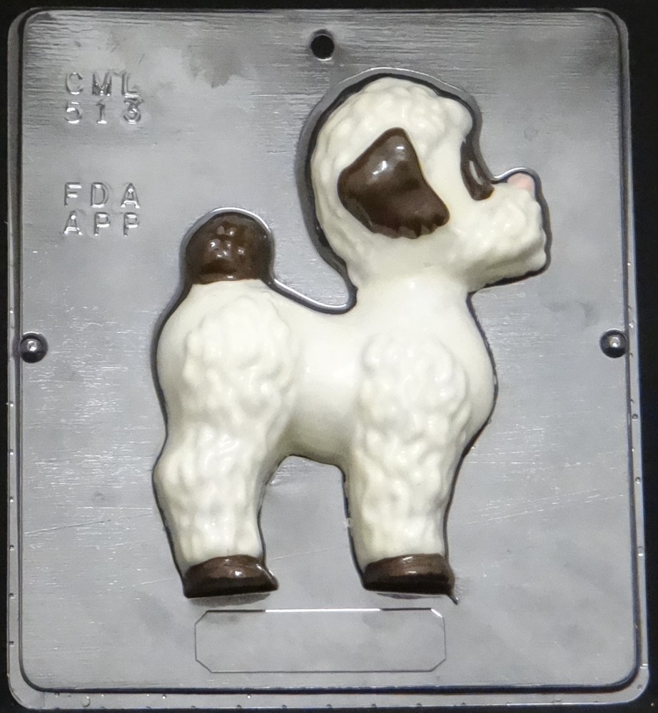 Poodle Dog Chocolate Candy Mold  513 NEW
