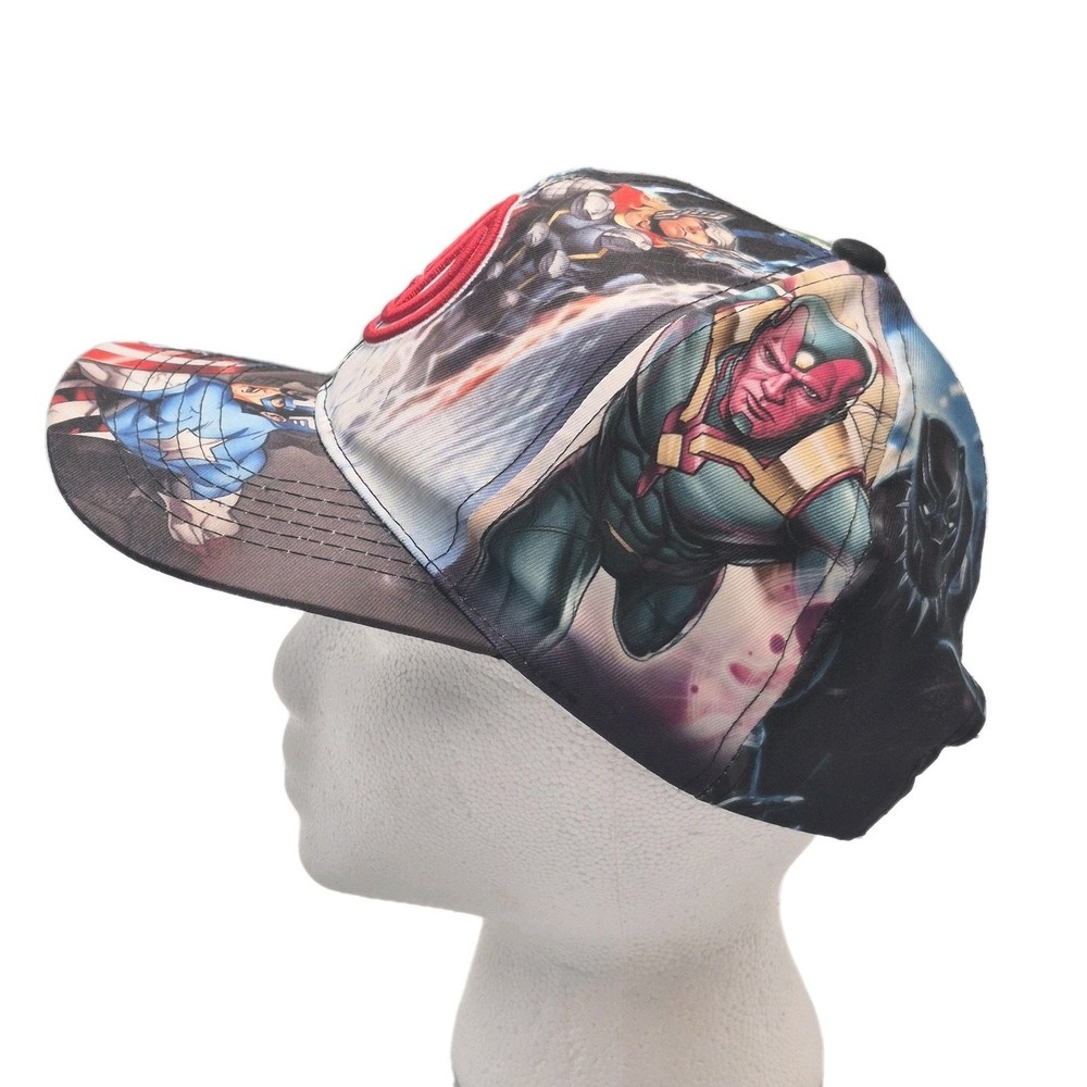 Marvel Avengers Kids Snapback Cap Multicolored Cotton One Size