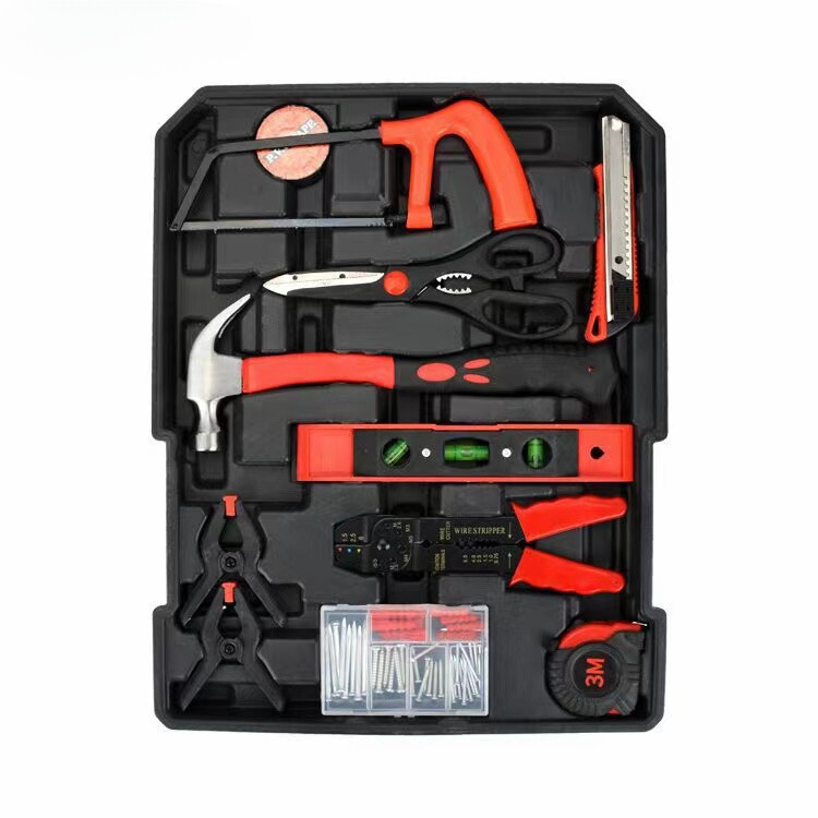 Professional Full Set Electrician Multi-function Hardware Household Toolbox