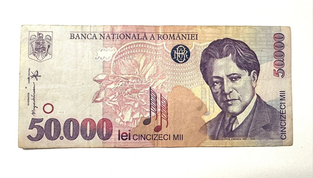2000 / Romania / Pick 108a / 50.000 Lei / VF