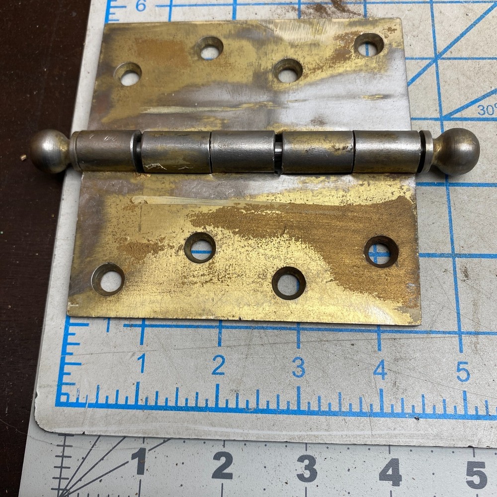 4.5 x 4.5 Door Hinge with Ball Tips