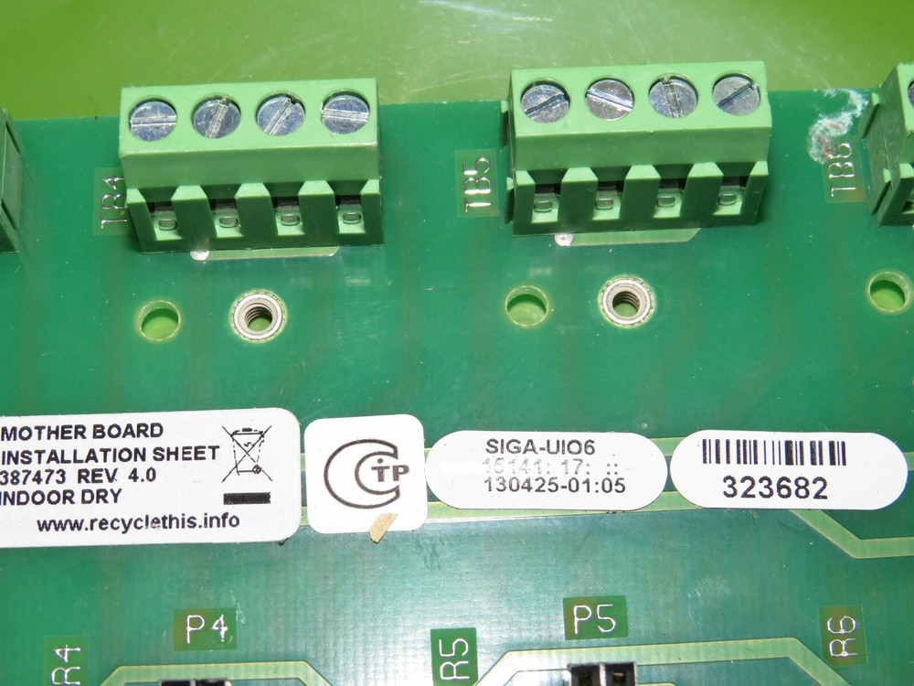 EDWARDS EST SIGA-UIO6 UNIVERSAL INPUT/OUTPUT MODULE BOARD FIRE ALARM PART