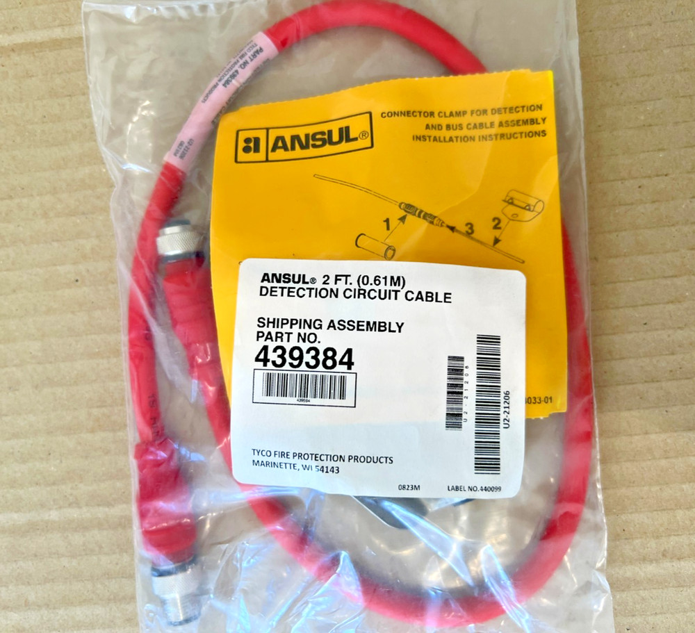 ANSUL PART NO.439384 2FT (0.61M) Detection Circuit Cable