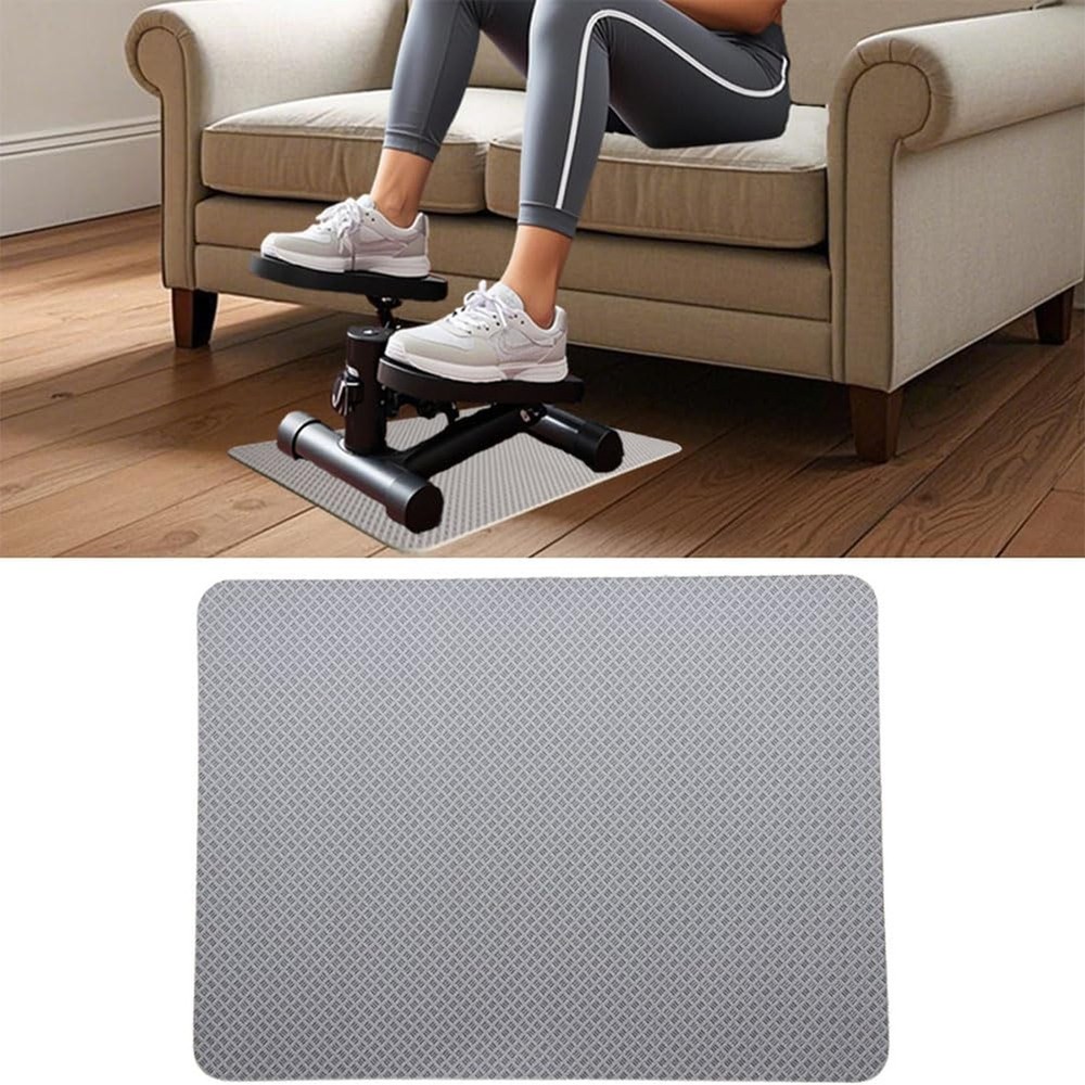 Double-Sided Non Slip Mat for Stepper Exercise Machine & Under Desk Mini Elli...