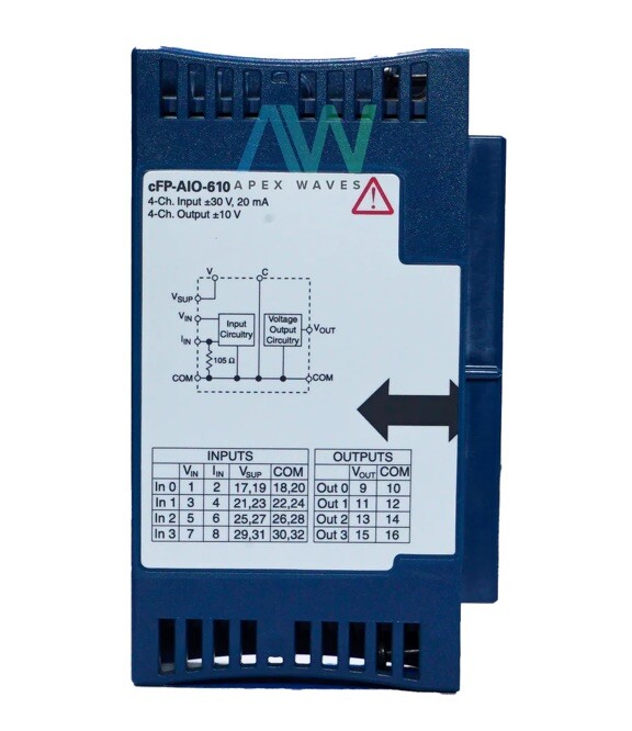 National Instruments cFP-AIO-610 4-Channel Analog Input / Current Output module