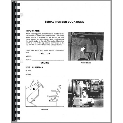 Versatile 900 Series II Tractor Owners Operators Manual