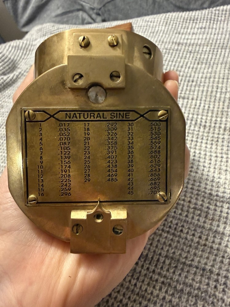 LONDON NATURAL SINE BRASS COMPASS
