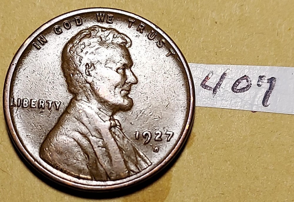1927-D Lincoln Wheat Cent #407