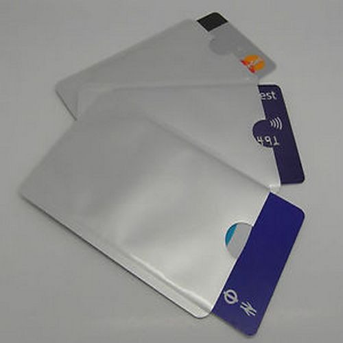 10 RFID Blocking Sleeves, Card Protector, Credit Card Secure Protection Shield