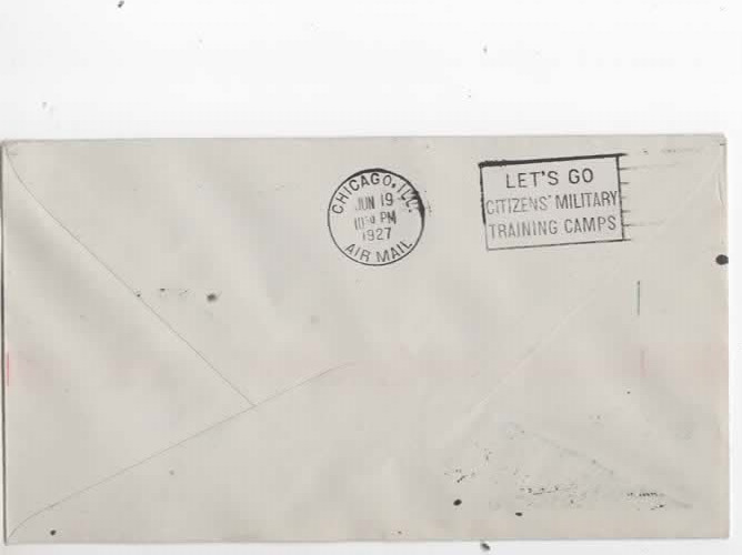 FDC #C10 Worden cover DC Jun 18 1927