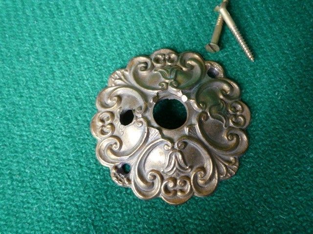 Vintage Cast Brass Ceiling Rose