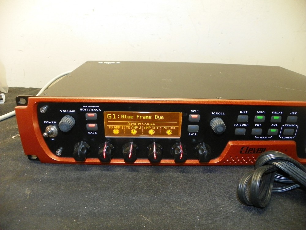 Avid Eleven Rack USB Audio Interface Multi Guitar Effects Processor With Cables