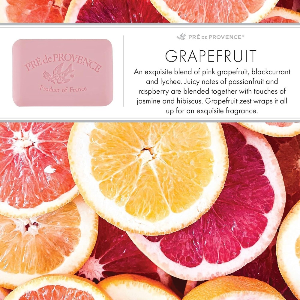 French Soap Heritage Collection - Grapefruit 150g - Pre de Provence