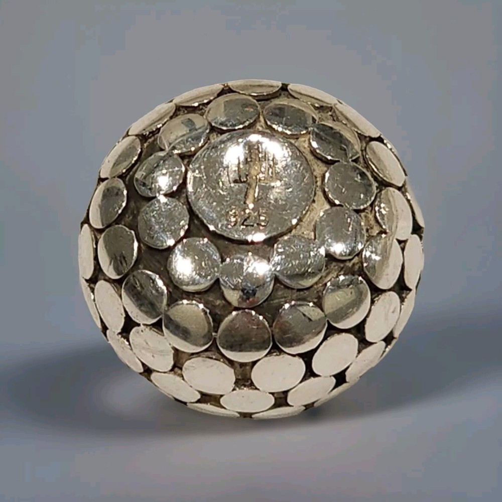Vintage John Hardy Sterling Silver Dot Collection Perfume Flask