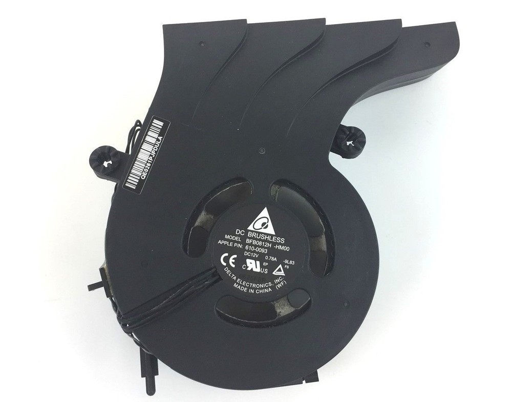 Apple iMAC A1311 21.5" Mid 2010 CPU Processor Cooling Fan BFB0812H-HM00 610-0093