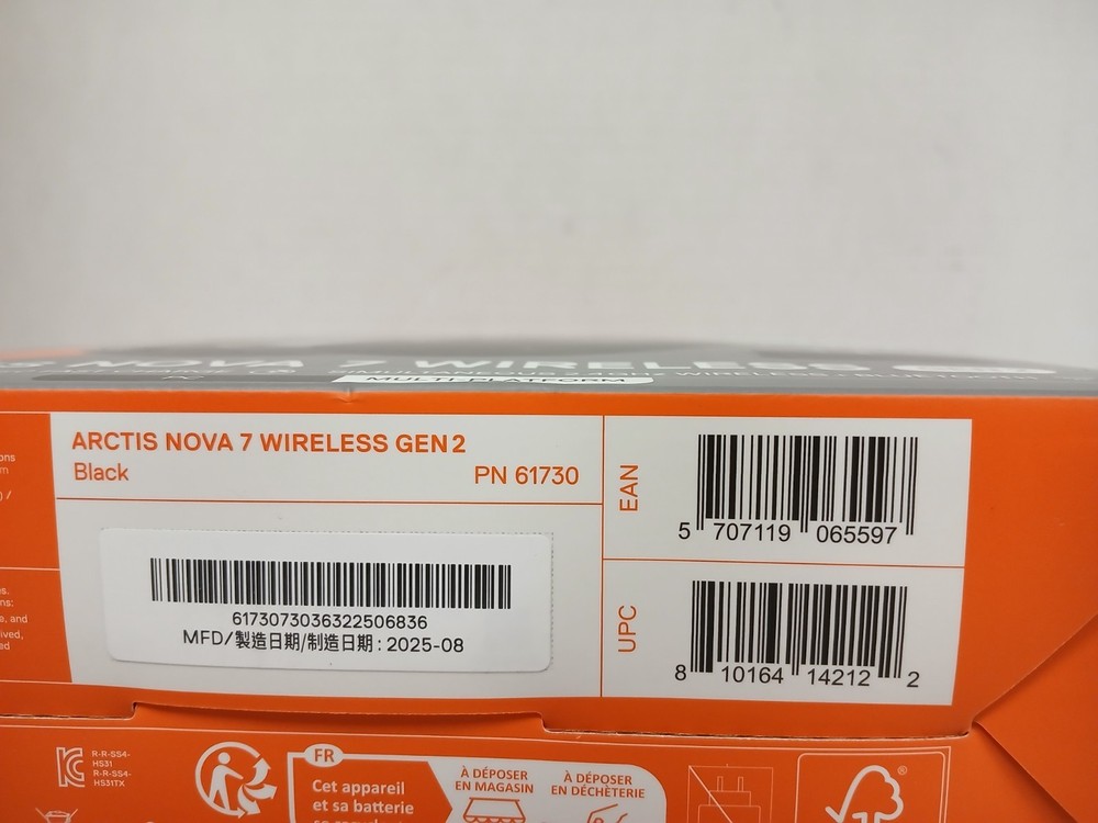 Steelseries Nova 7 Wireless Gen 2 Gaming Headset, Black *READ*