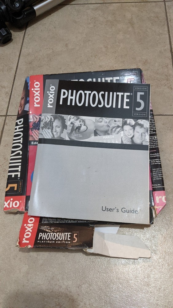 Roxio PhotoSuite 5 Platinum Edition Image Editing Software CD