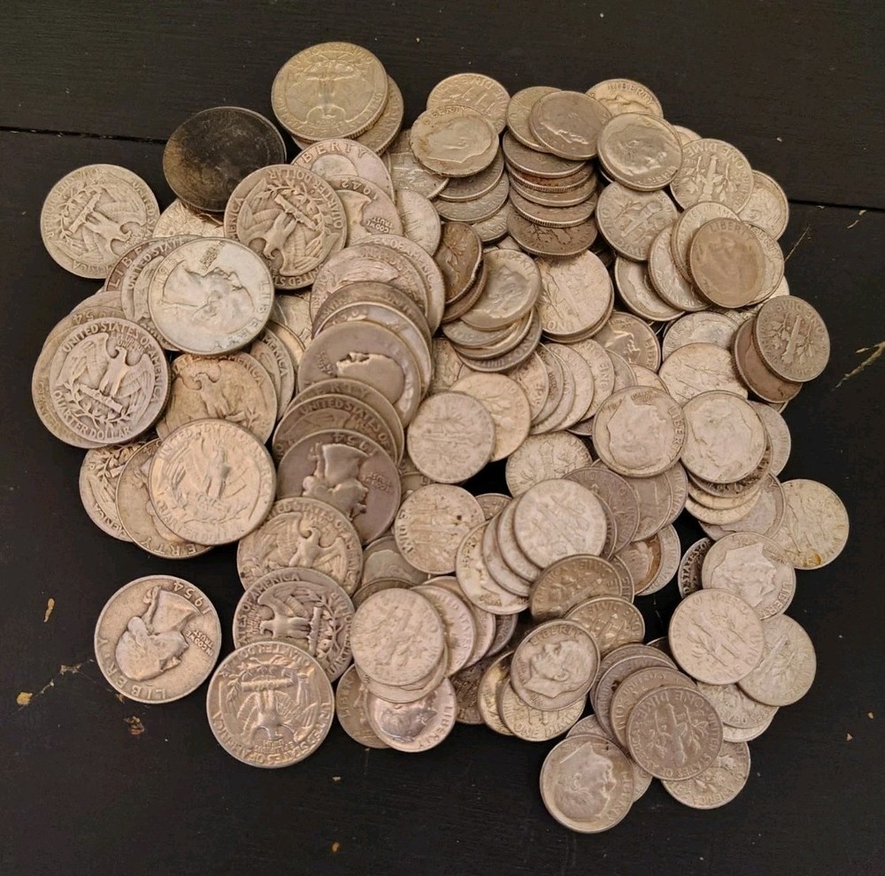 90% Silver Coins Average Circulated $1 Face Value