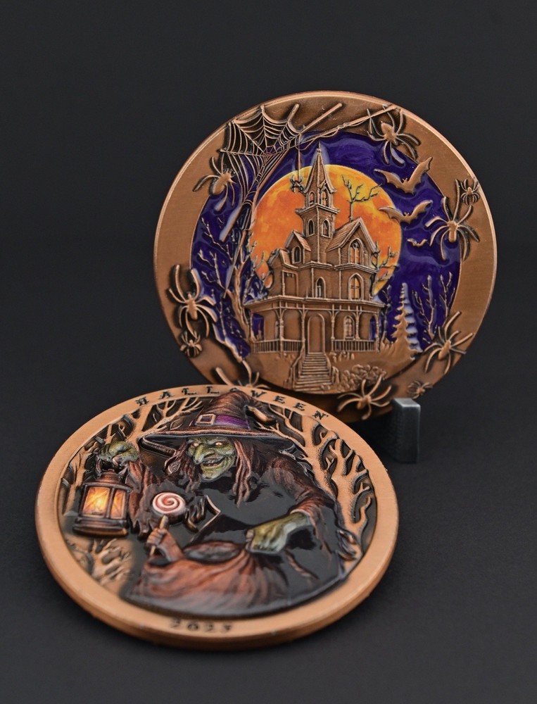 2025 Commemorative Halloween Challenge Coin