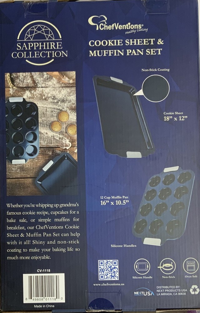 Chef Ventions Cookie Sheet & Muffin Pan Set