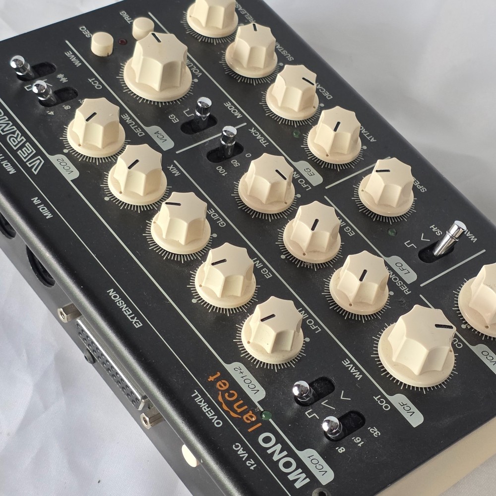 Vermona Mono Lancet Analog 24dB VCA Envelope Synthesizer Desktop Module - Black