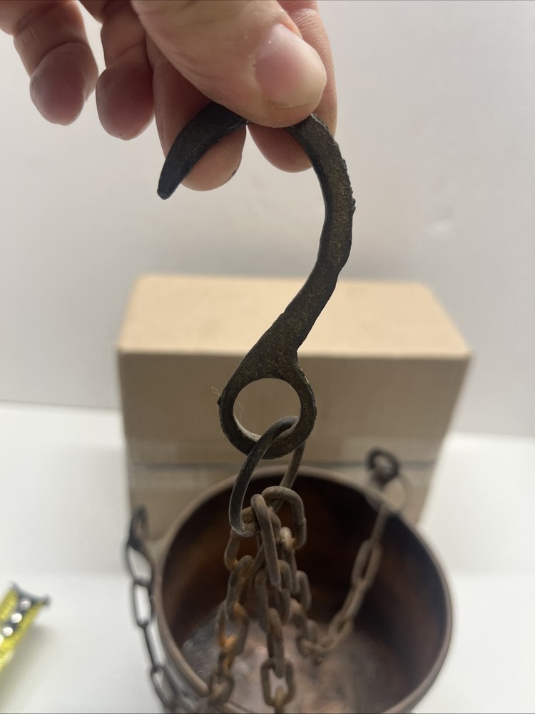 Antique Copper Hanging Pot