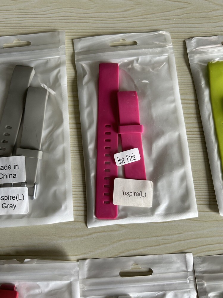 15 Different Color Wristbands -Bundle- Fitbit Inspire 2 & Inspire HR Size Large