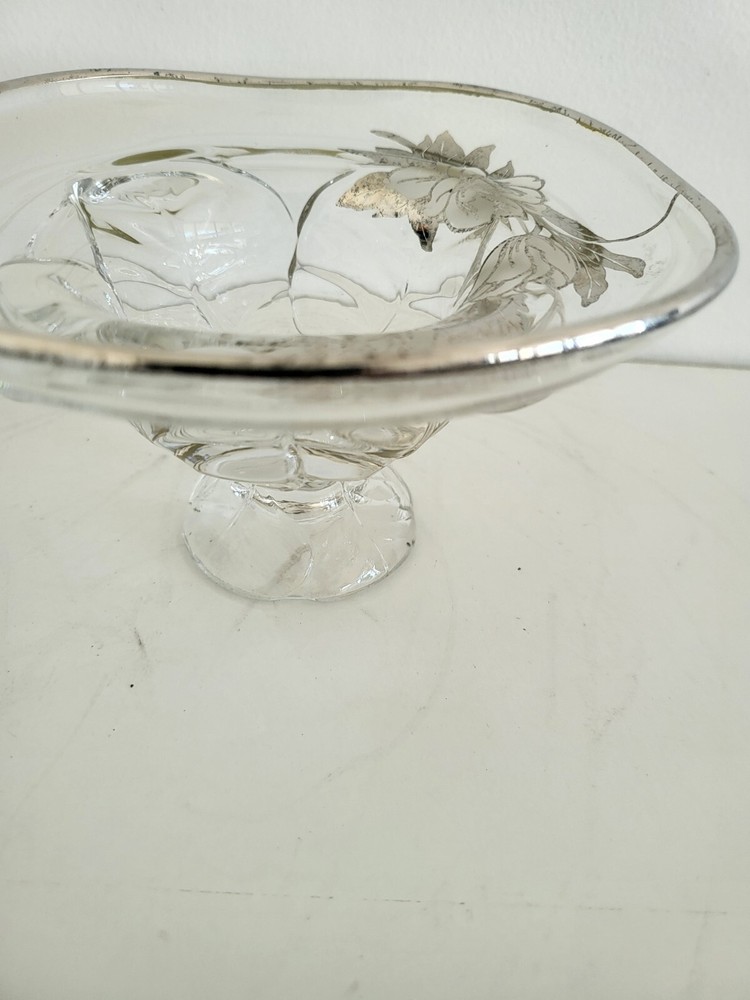 Silver Overlay Glass