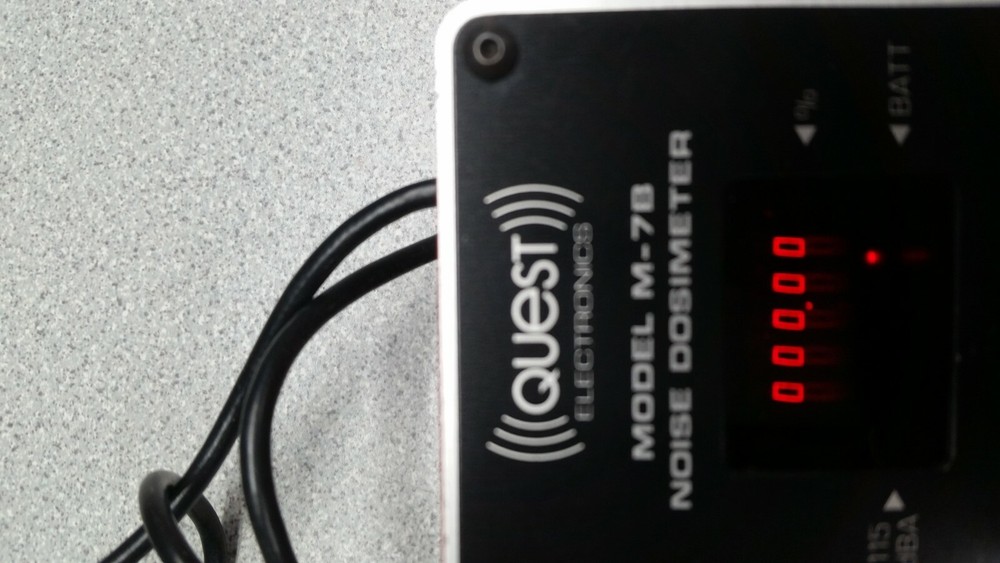 Quest Technologies M-78 Noise Logging Dosimeter With Microphone TESTED