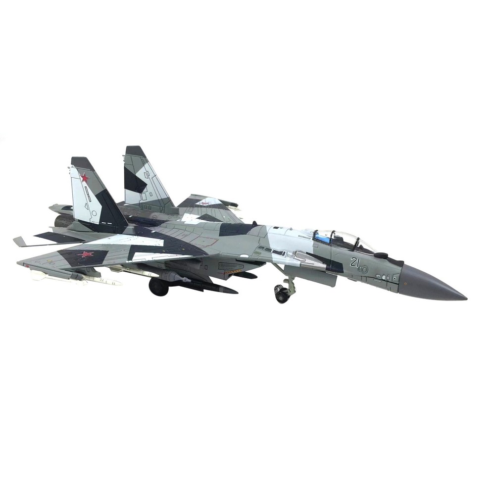1/100 Alloy Russian SU35 Fighter Model Airplane Model Airplane Static Display