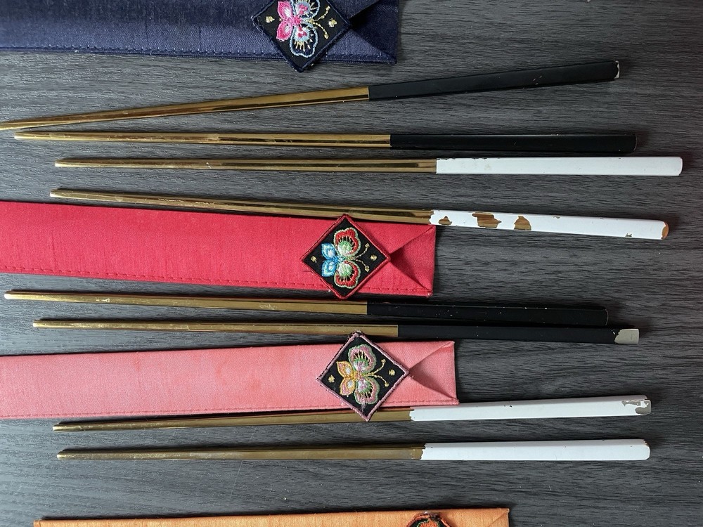 Set of Four Chopsticks w/ Storage Envelopes