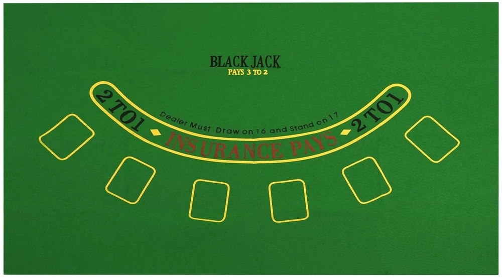 72"x36" Baccarat & Blackjack Layout