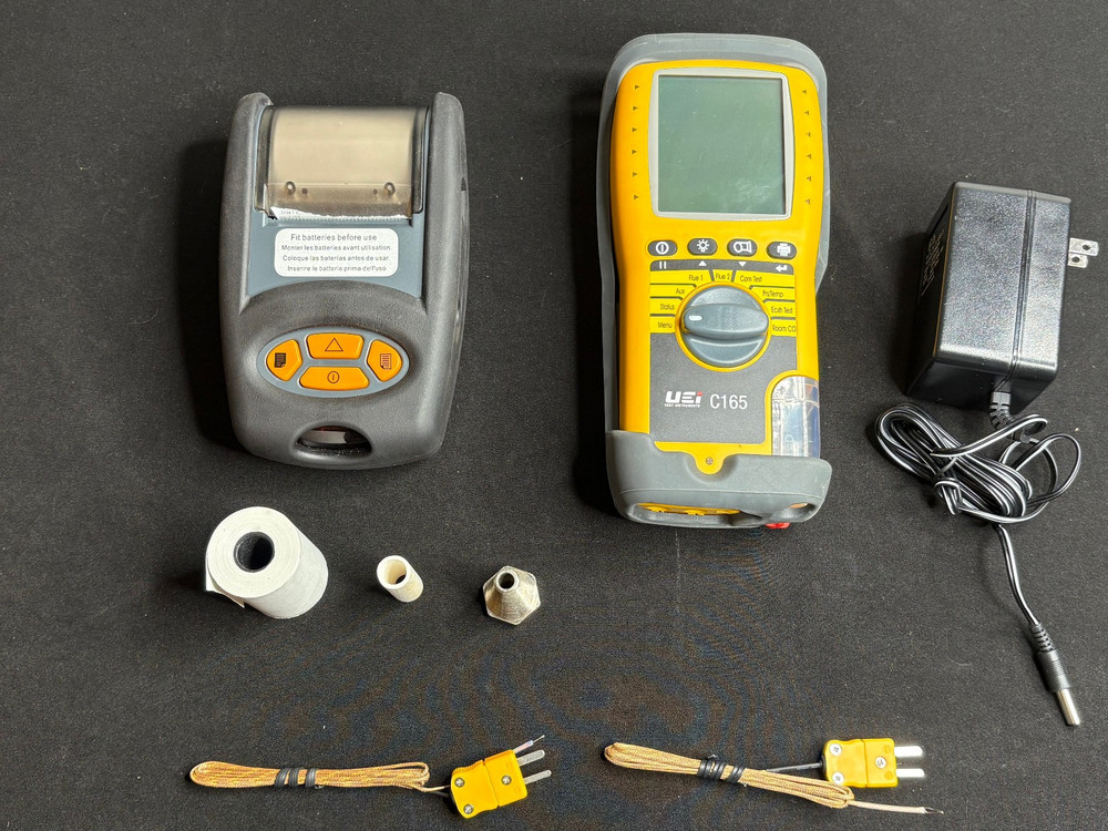 ***READ*** ***TESTED*** UEi C165 Gas Combustion Analyzer