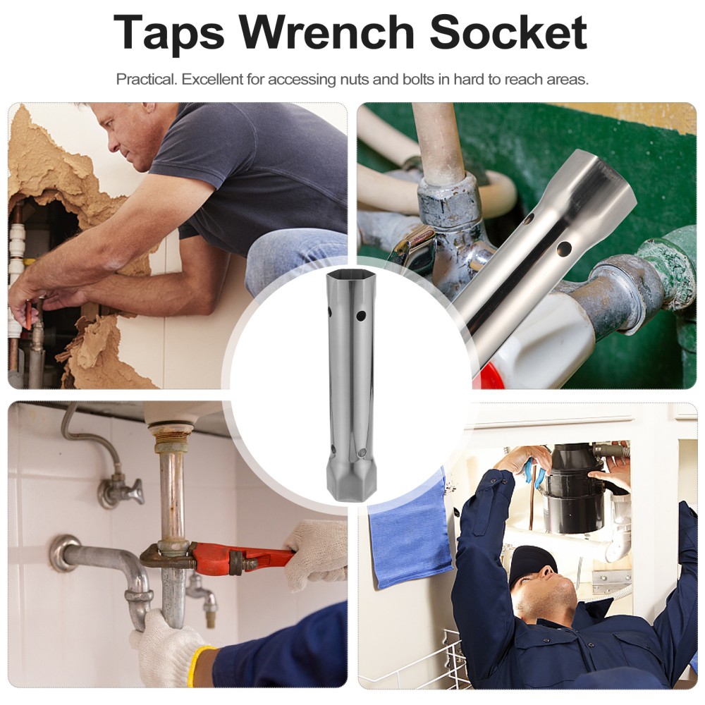 Adjustable Double-ended Wrench Kitchen Tap Spanner Plumbing Repair Tools