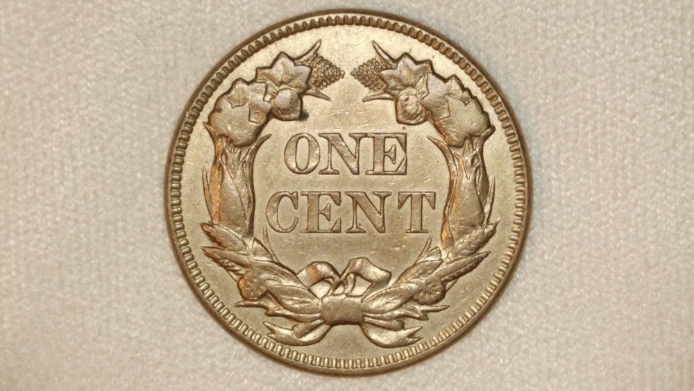 1857 Flying Eagle Cent / Double Die Obverse