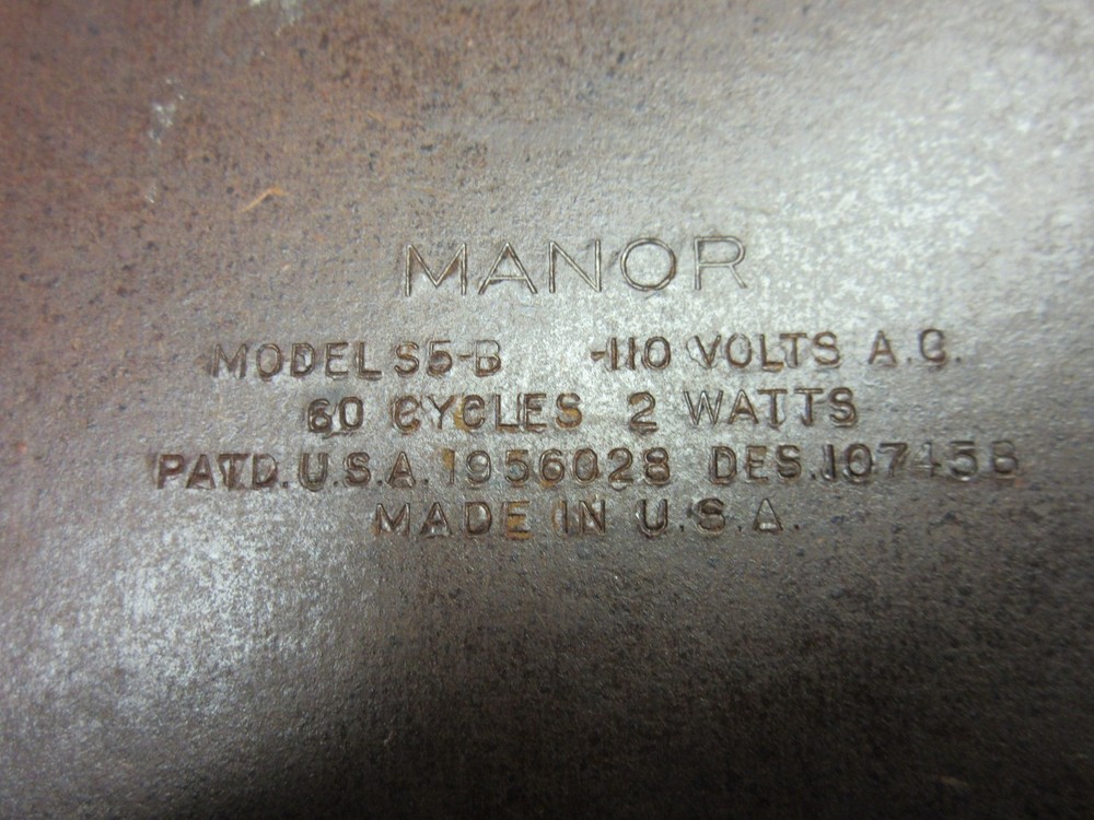 Westclox Manor wall clock 7" model S5-B