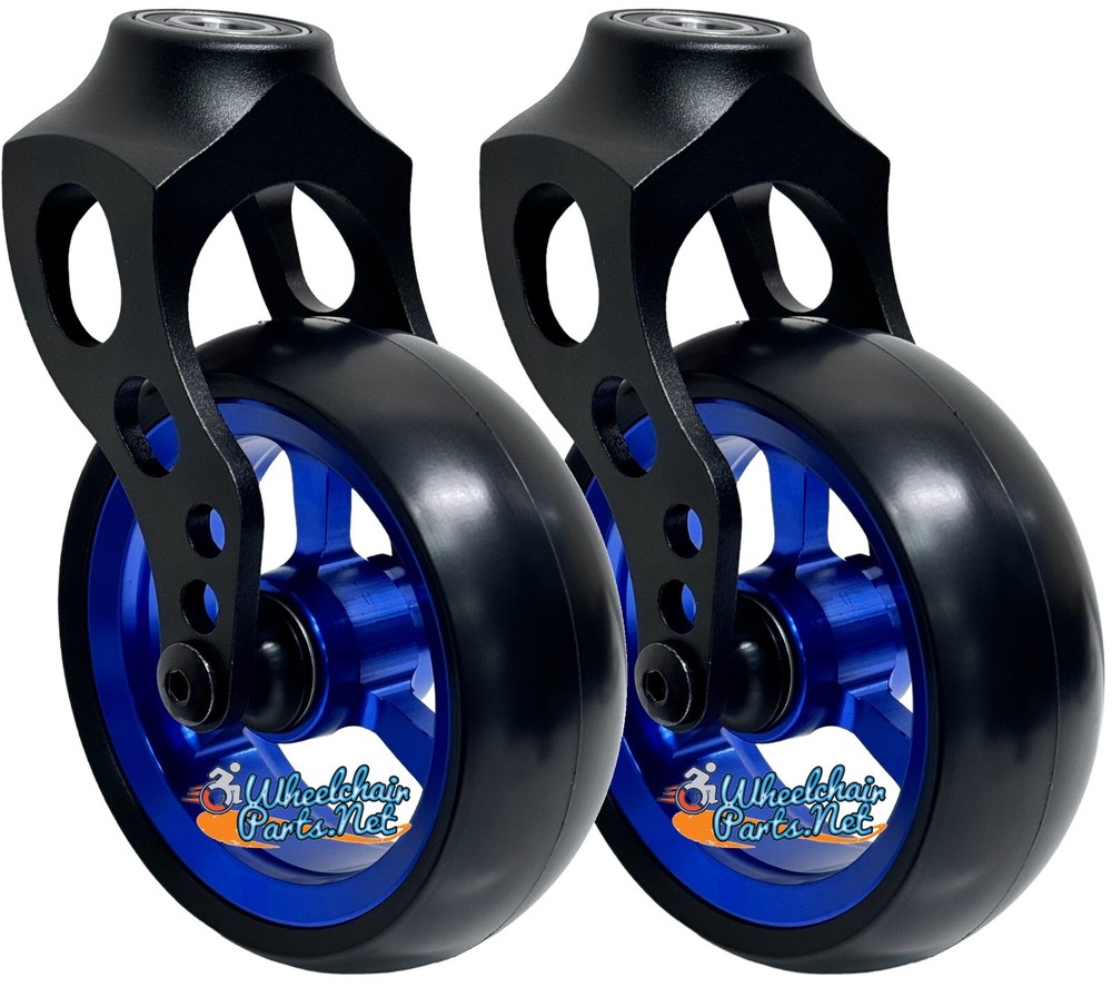 4" x 1.40" Caster Fork Assemblies