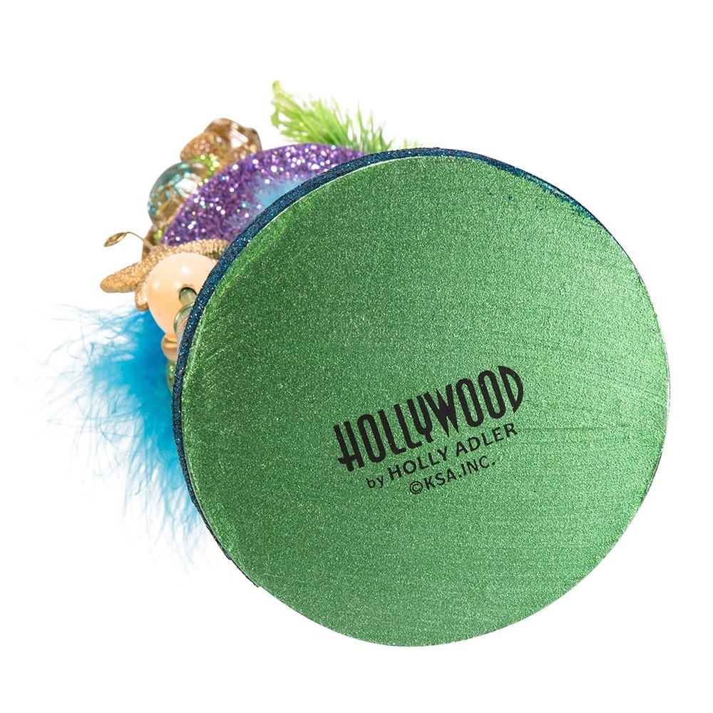 Kurt Adler Hollywood Nutcracker with Sea Turtle Hat, 11-Inch