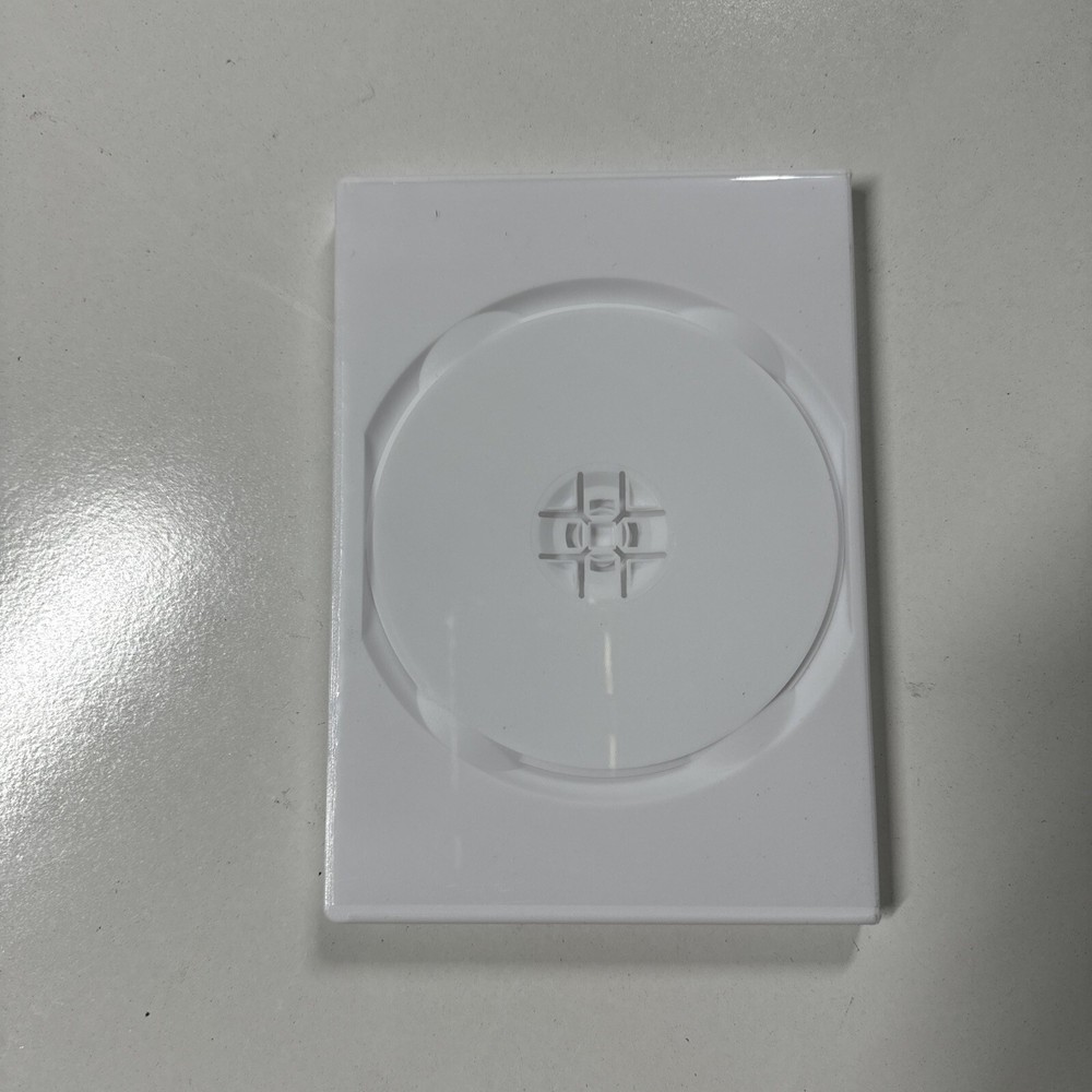 DVD Case Single Disc White Brand New Replacement Super Glossy