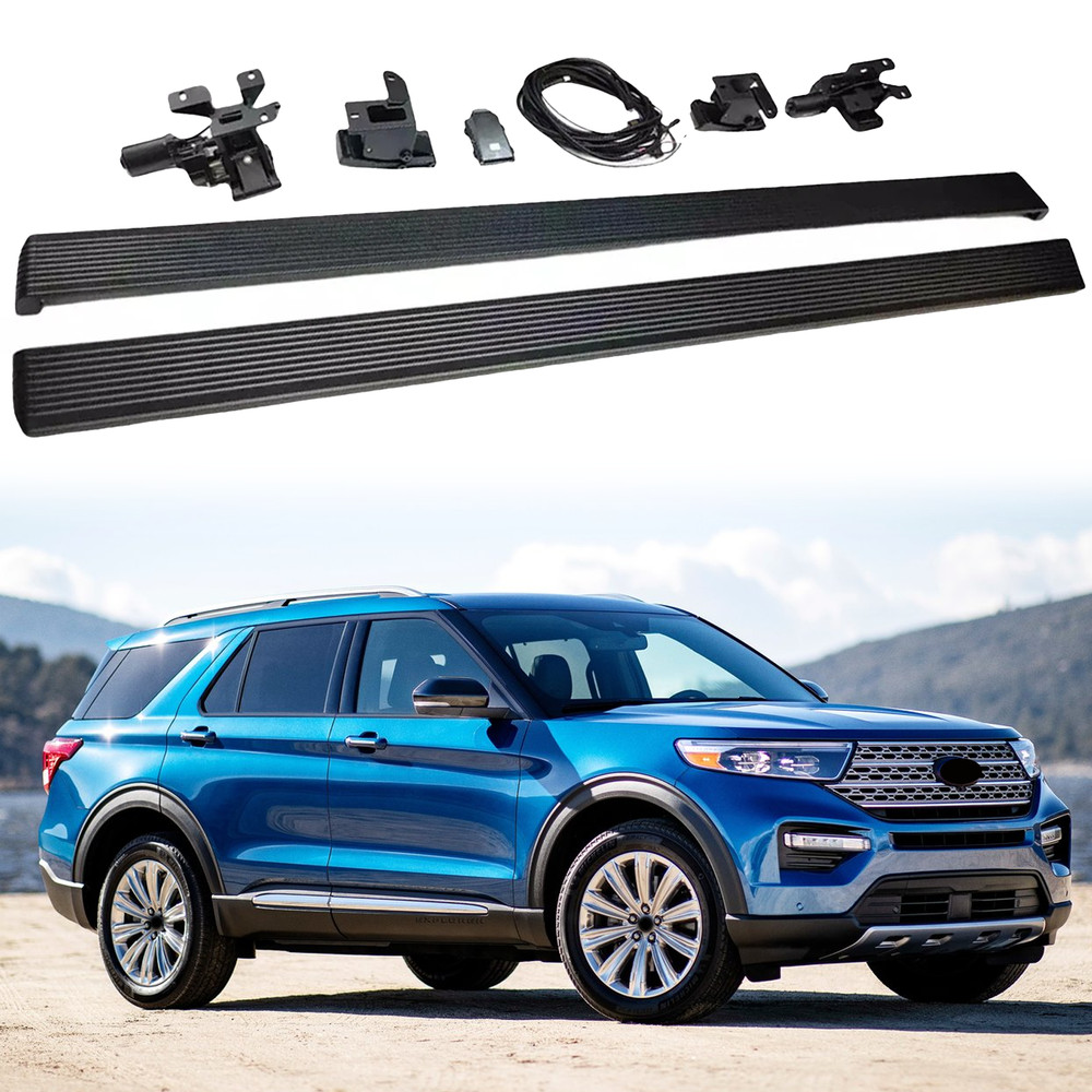 Fits Ford Explorer 2020~2025 2026 Deployable Electric Running Board Side Steps